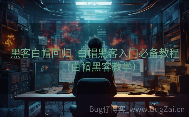 黑客白帽回归_白帽黑客入门必备教程（白帽黑客教学）