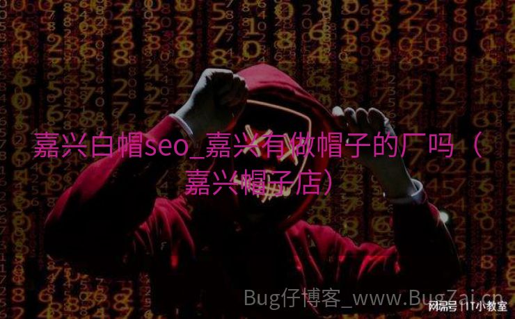 嘉兴白帽seo_嘉兴有做帽子的厂吗（嘉兴帽子店）