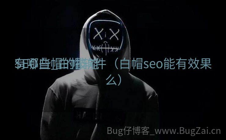 SEO白帽的技能
有哪些_白帽软件（白帽seo能有效果么）