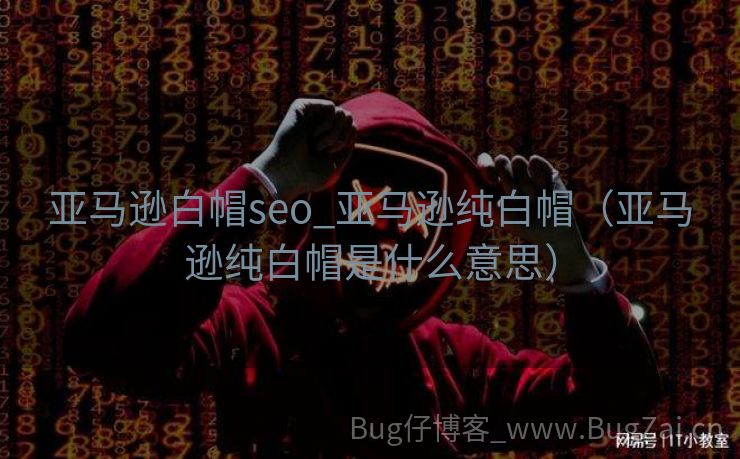 亚马逊白帽seo_亚马逊纯白帽（亚马逊纯白帽是什么意思）