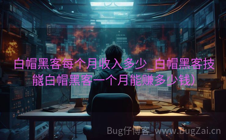 白帽黑客每个月收入多少_白帽黑客技能
（白帽黑客一个月能赚多少钱）