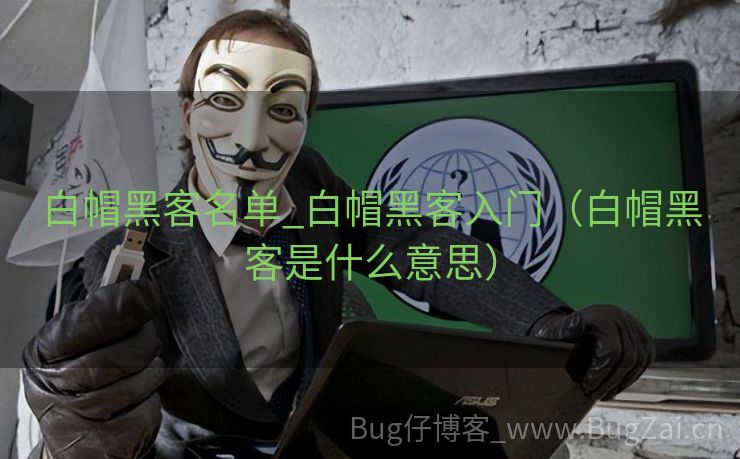 白帽黑客名单_白帽黑客入门（白帽黑客是什么意思）